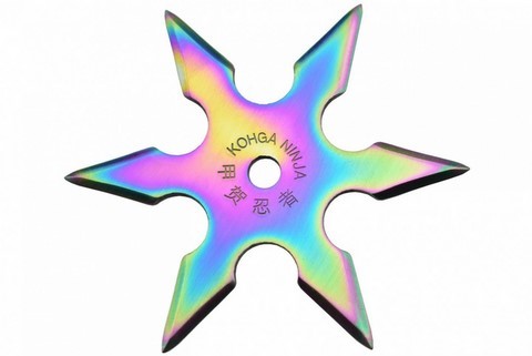 Shuriken 4" rainbow