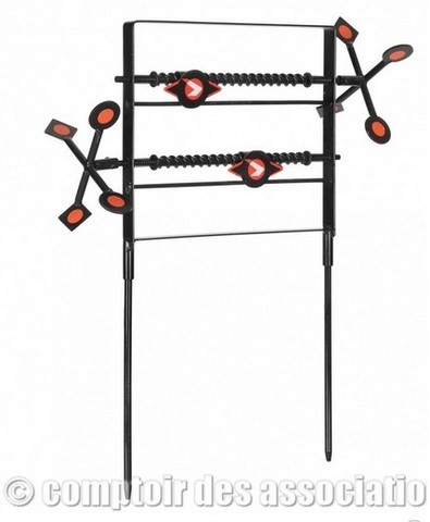 Cible acier "roue" pour sarbacane